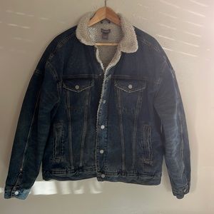 H&M denim jacket with Sherpa lining